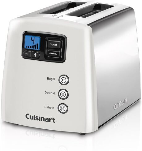 Cuisinart Touch to Toast™ Leverless 2 Slice Toaster, Metallic Pearl (CPT-420FPC), Stainless Steel, BPA Free in Saudi Arabia