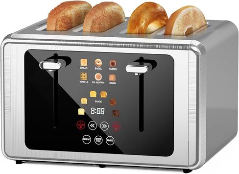 WUNLY Smart Digital 4-Slice Touchscreen Toaster in Saudi Arabia