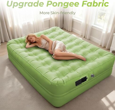 Queen 18 Inch Air Mattress Camping with Built-in Battery Pump in Saudi Arabia