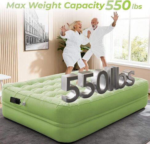 Queen 18 Inch Air Mattress Camping with Built-in Battery Pump in Saudi Arabia