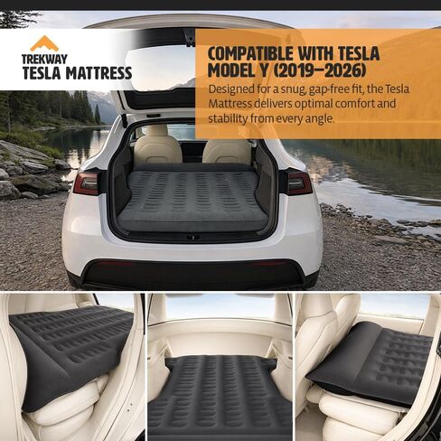 Offroading Gear Tesla Model Y Inflatable Air Mattress | 2019-2026 | Extra Thick 9" | Car Camping Bed for Two Adults | Tesla Accessories | Trekway in Saudi Arabia