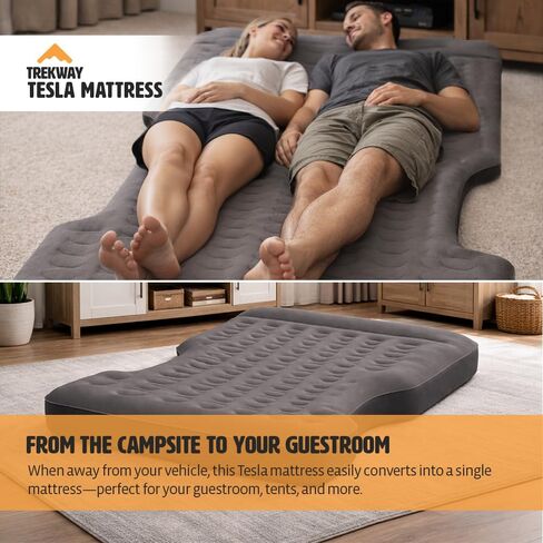 Offroading Gear Tesla Model Y Inflatable Air Mattress | 2019-2026 | Extra Thick 9" | Car Camping Bed for Two Adults | Tesla Accessories | Trekway in Saudi Arabia