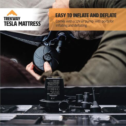 Offroading Gear Tesla Model Y Inflatable Air Mattress | 2019-2026 | Extra Thick 9" | Car Camping Bed for Two Adults | Tesla Accessories | Trekway in Saudi Arabia