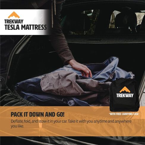 Offroading Gear Tesla Model Y Inflatable Air Mattress | 2019-2026 | Extra Thick 9" | Car Camping Bed for Two Adults | Tesla Accessories | Trekway in Saudi Arabia