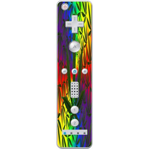 Weed marijuana psychedelic Pattern Vinyl Decal Sticker Skin by Debbie's Designs for Wiimote Wii Controller in Saudi Arabia