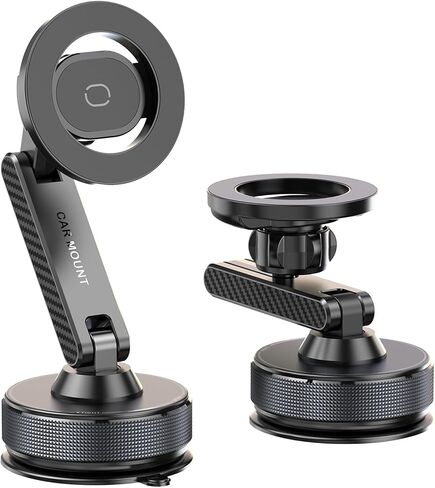 Phone Holder for Your Car Vacuum Magnetic Car Phone Holder for Magsafe 360° Adjustable Car Phone Mount Cell Phone Holders for Your Car for iPhone 17 16 15 14 13 12 Pro Max Plus Air in Saudi Arabia