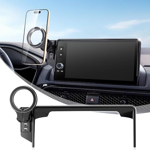 pop-tech Car Phone Holder for Honda CR-V HR-V 2023 2024 2025 2026: for MagSafe Magnetic Cell Phone Mount for HRV CRV Accessories 7/9 inch Screen - Touchscreen Cradles Strong Magnets for iPhone Samsung in Saudi Arabia