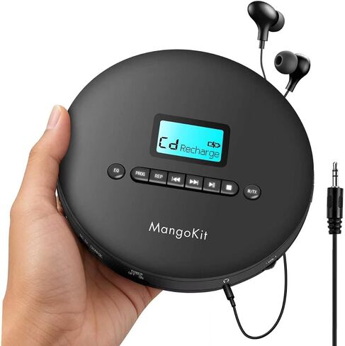 CD-X Portable CD Player, Bluetooth, Rechargeable, Anti-Skip in Saudi Arabia