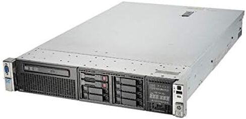 HP Proliant DL380P G8 8 Bays 2.5 Server - 2X Intel Xeon E5-2650 2.0GHz 8 Core - 64GB DDR3 REG Memory P420i 512MB Raid Controller - 600GB (2X 300GB 10K SAS HDD) - 2X 750w PSU (Renewed) in Saudi Arabia