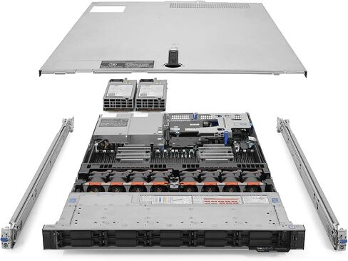 خادم Dell PowerEdge R640 مزود بـ 10 فتحات و6-NVMe وسرعة 2.10 جيجا هرتز و48 نواة وذاكرة وصول عشوائي (RAM) سعة 192 جيجابايت وملف Rails (متجدد) in Saudi Arabia