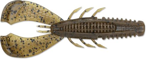 CrushCity Cleanup Craw Soft Plastic Crawfish Bait, Flipping & Punching Jig Trailer with Realistic Claw Action for Bass in Saudi Arabia