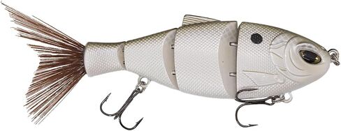 Duckett Fishing Big Bass Lure Kit Featuring BD Shad 5 and 6 Multi Jointed Swimbaits Wall Hanger Glidebait Complete Bass Fishing Bait Set with Duckett D Bag Storage System in Saudi Arabia