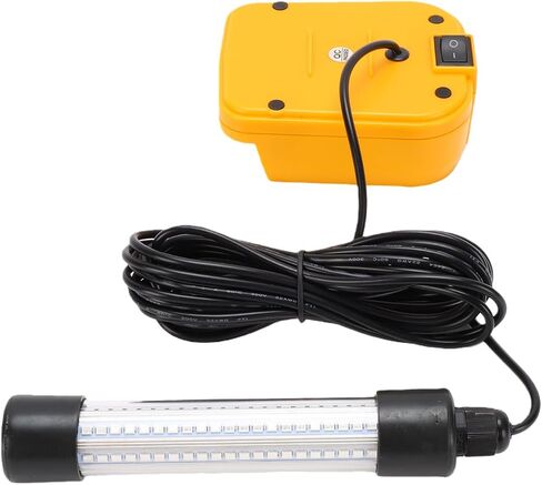 FTVOGUE LED ضوء الصيد تحت الماء، أخضر محمول 1300 لومن 13 وات 360 درجة ضوء بنك الطاقة الغاطس لقارب الرصيف IP68 الراتنج مختوم كابل 5 متر USB A C in Saudi Arabia