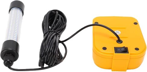 FTVOGUE LED ضوء الصيد تحت الماء، أخضر محمول 1300 لومن 13 وات 360 درجة ضوء بنك الطاقة الغاطس لقارب الرصيف IP68 الراتنج مختوم كابل 5 متر USB A C in Saudi Arabia