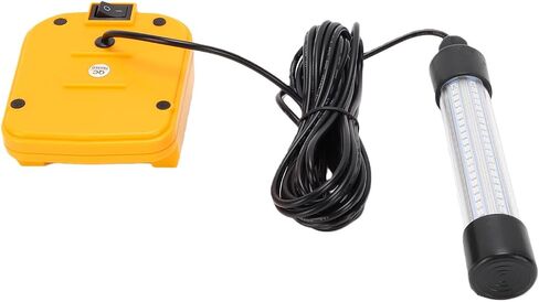 FTVOGUE LED ضوء الصيد تحت الماء، أخضر محمول 1300 لومن 13 وات 360 درجة ضوء بنك الطاقة الغاطس لقارب الرصيف IP68 الراتنج مختوم كابل 5 متر USB A C in Saudi Arabia
