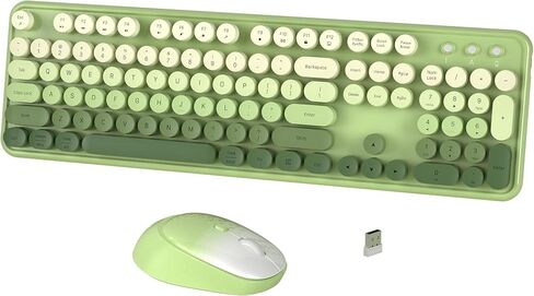 Wireless Keyboard and Mouse Combo, Purple Gradient in Kuwait