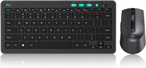 Rii RKM709 2.4 Gigahertz Ultra-Slim Wireless Keyboard and Mouse Combo in Saudi Arabia