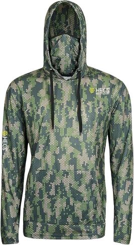 HECS Hunting HECStyle Stealth Screen Hoodie with Face Mask Deer Turkey & Big Game Hunting Accessories & Gear Unisex in Kuwait