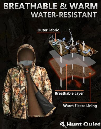 Hunting Clothes For Men, Silent Hunting Suit,Camouflage in Saudi Arabia