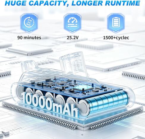 10000mAh Replacement for Dyson V11 Battery Compatible with V11 SV15 SV16 SV22 SV28 SV29 SV47 Series 970425-01 970938-01 High Capacity Battery（Click-in Type ） in Saudi Arabia