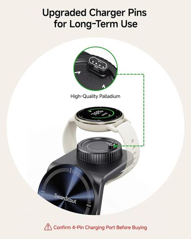 Charger for Garmin Watch, 3 in 1 Magnetic Charging Station for iPhone in Saudi Arabia