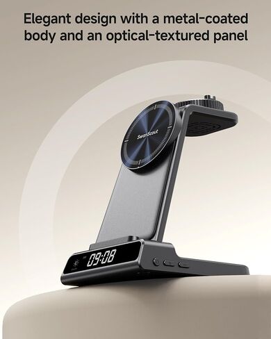 Charger for Garmin Watch, 3 in 1 Magnetic Charging Station for iPhone in Saudi Arabia