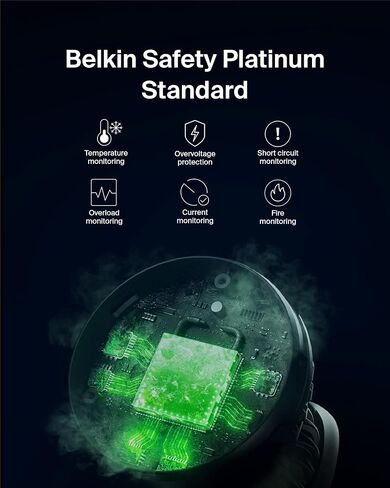 Belkin Qi2 15W Magnetic Wireless Charging Stand, 3 in 1 Fast Charger in Saudi Arabia