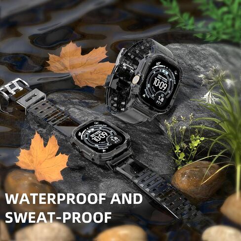 iMangoo Sports Band with Bumper Case for Apple Watch Ultra 3/2/1 49mm Black in Saudi Arabia