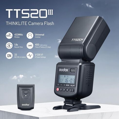 فلاش كاميرا Godox TT520III، فلاش GN33 Hotshoe مع مشغل لاسلكي RT-16 in Saudi Arabia