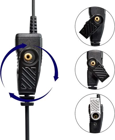 3Pack Walkie Talkie Earpiece with Mic for Motorola Talkabout T470 T600 T800 in Saudi Arabia