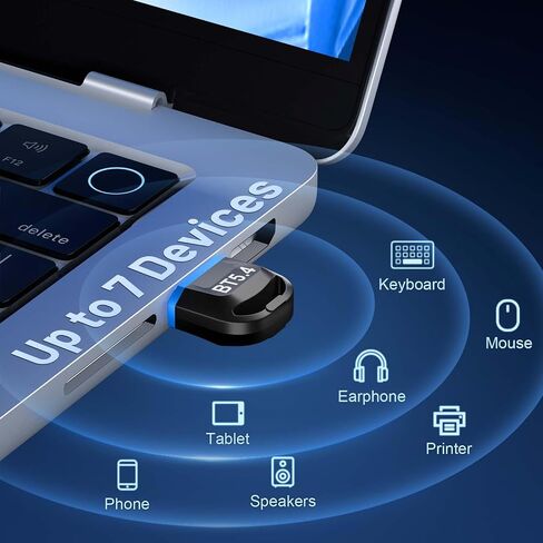 Bluetooth 5.4 USB Adapter for PC and Windows in Saudi Arabia