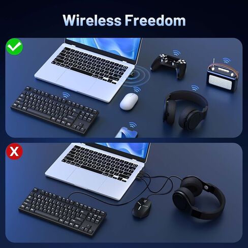 Bluetooth 5.4 USB Adapter for PC and Windows in Saudi Arabia