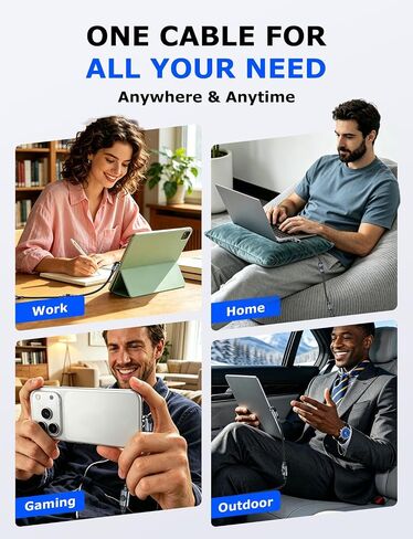 VAFOTON USB C Extension Cable with Switch/USB C Extender (PD240w/1ft) in Saudi Arabia