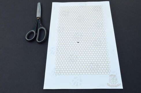 Acid Tactical® 2PACK Camouflage EasyPeel Spray Paint Cerakote Camo Gun Model Stencil Micro HEX in Saudi Arabia