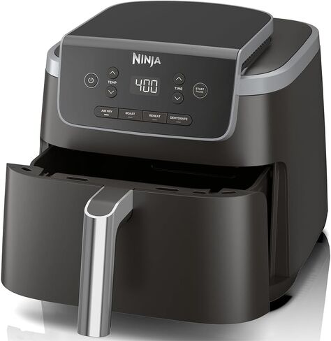 Ninja AF141 Air Fryer Pro 4in1 5QT Air Crisp Technology Nonstick Basket (Renewed) Bundle with 2 YR CPS Enhanced Protection Pack in Saudi Arabia