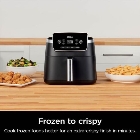 Ninja AF141 Air Fryer Pro 4in1 5QT Air Crisp Technology Nonstick Basket (Renewed) Bundle with 2 YR CPS Enhanced Protection Pack in Saudi Arabia