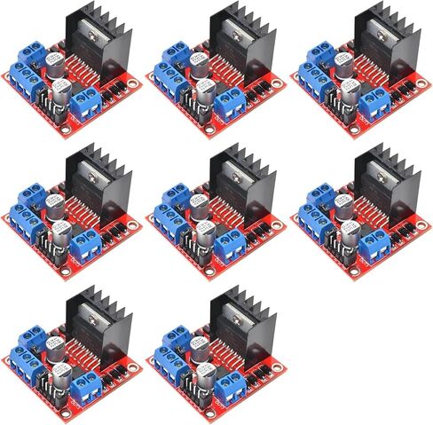 WWZMDiB 2 Pcs L298N Motor Driver Controller Board DC Dual H Bridge Module for Arduino Raspberry Pi Stepper Motor (2 Pcs, L298N) in Saudi Arabia