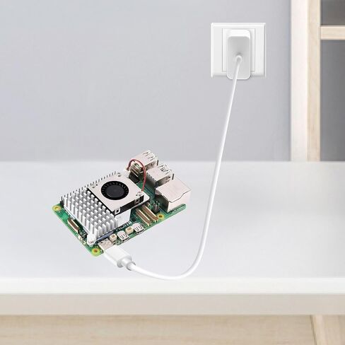 iRasptek Basic Starter Kit for Raspberry Pi 5 4GB RAM -Includes 4GB Board, 27W PD Power Supply and Active Cooler in Saudi Arabia