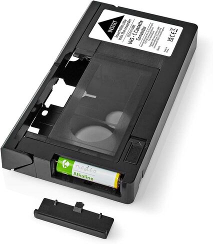 Nedis VHS Converter - Conversion: VHS-C to VHS - Plug and Play - Black in Saudi Arabia
