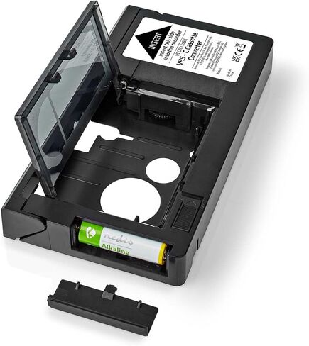 Nedis VHS Converter - Conversion: VHS-C to VHS - Plug and Play - Black in Saudi Arabia