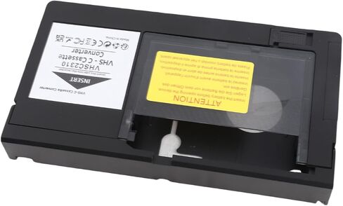 Fabater VHS C Adapter, Motorized Battery Operated Compact One Touch Control VHS Player for C and Tapes, Cassette Adapter with Electric Mechanism for Camcorders and Home in Saudi Arabia