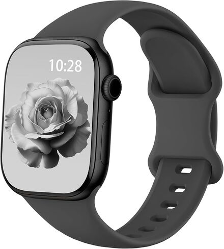 Silicone Sport Band Compatible with Apple Watch Bands for Women Men in Saudi Arabia