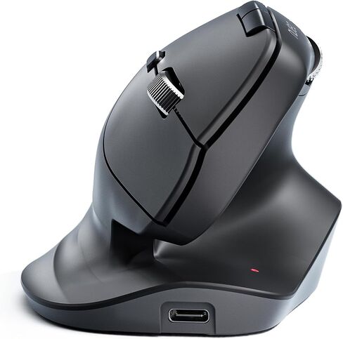 Nulea Ergonomic Vertical Wireless Mouse with Horizontal Scroll Wheel in Saudi Arabia