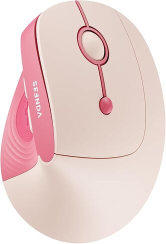 seenda Ergonomic Wireless Mouse, 52° Vertical Bluetooth Mouse, Purple in Saudi Arabia