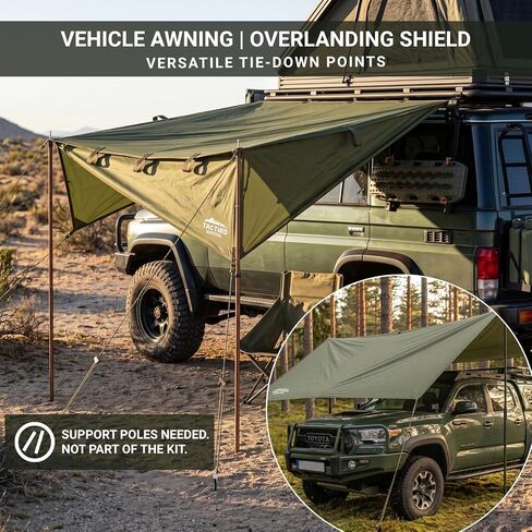 Tactiko Survival 10 x 10 Ft Camping Tarp | Waterproof Shelter for Backpacking & Hiking in Saudi Arabia