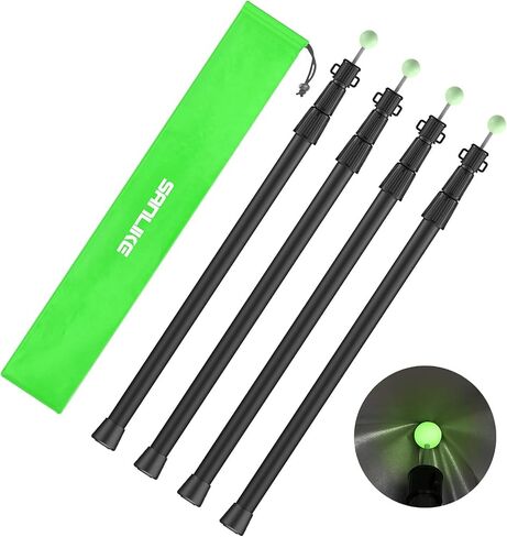 SANLIKE Telescopic Tarp Poles 96 Inch Heavy Duty Canopy Tent Poles 4-Pack in Saudi Arabia