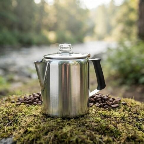 65206 6-Cup Stainless Steel Percolator Fits For Gsi Outdoors Glacier in Saudi Arabia