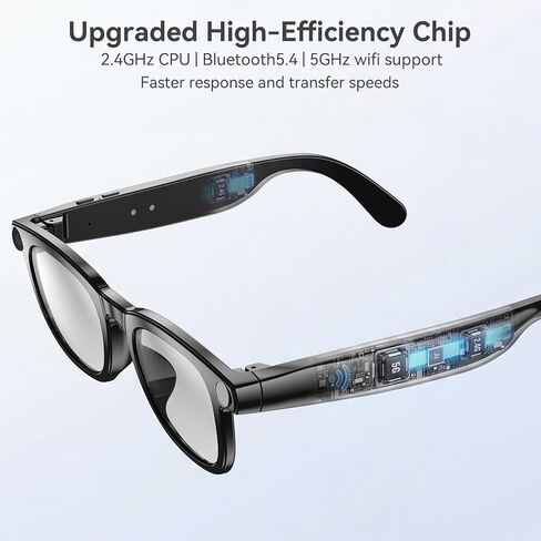 Vistefly AI Smart Glasses with Camera 12MP in Saudi Arabia