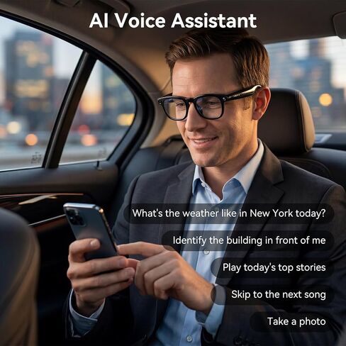 Vistefly AI Smart Glasses with Camera 12MP in Saudi Arabia