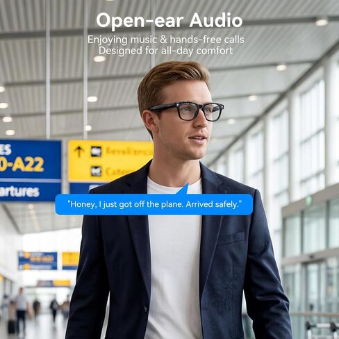 Vistefly AI Smart Glasses with Camera 12MP in Saudi Arabia